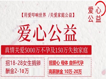 湾里捐卵助孕生子 爱心志愿者招募